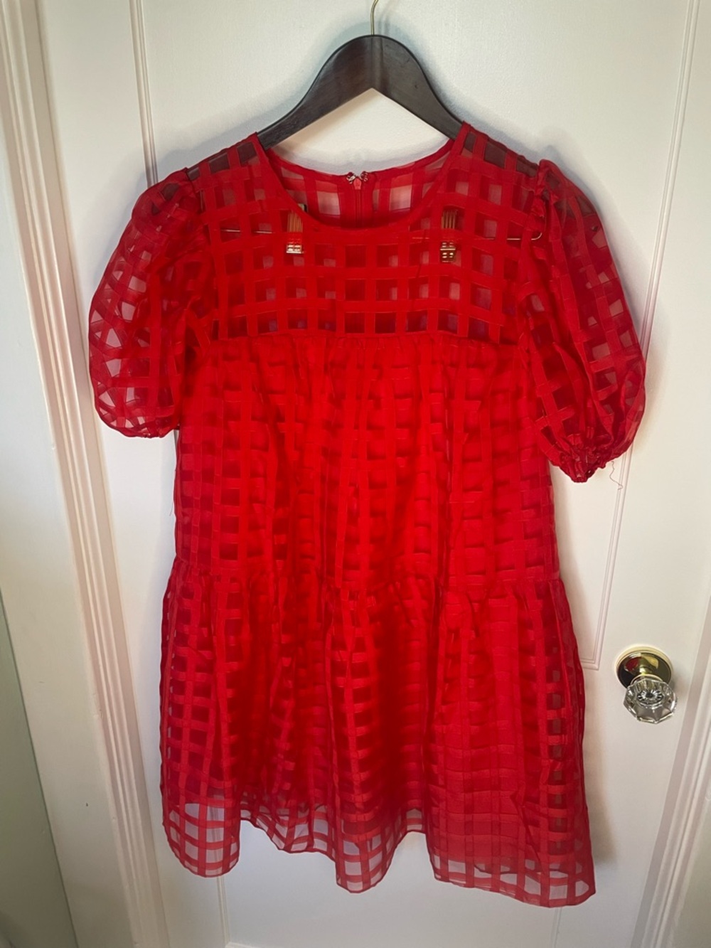 NWT English Factory Puff Sleeve Mini Dress